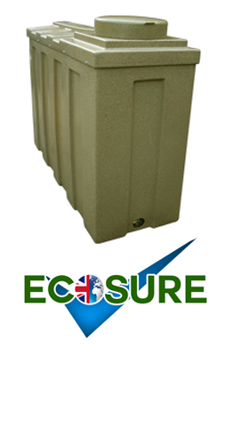 Ecosure Insulated 1100 Litre Water Tank Sandstone