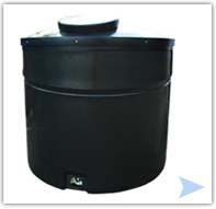 Ecosure Insulated 1340 Litre Water Tank Black