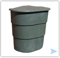 Ecosure Water Butt 700 Litres - Green Marble