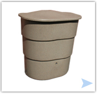 Ecosure Water Butt 700 Litres - Sandstone