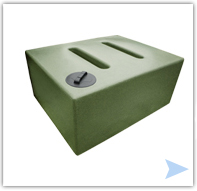 Ecosure Water Butt 750 Litres V2 - Green Marble