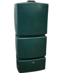 EcoPillar 800L Tall Water Butt Green