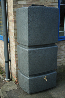 EcoPillar 800L Water Butt Millstone Grit