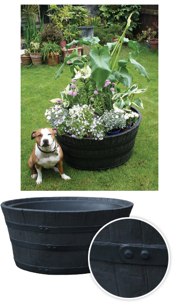 Barrel Garden Planter