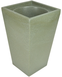 Cambridge Tall Garden Planter - Green Marbel