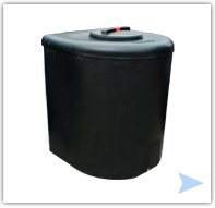 D1000 Litre Water Butt - Black 