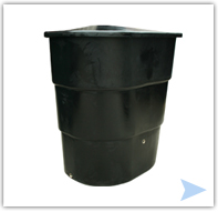 700 litre D Shape Water Tank