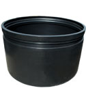 Open Top Water Tank 1600 Litres - Black