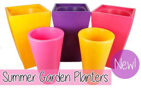 summer garden planters