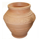 Urn Planter In Terracotta Wash